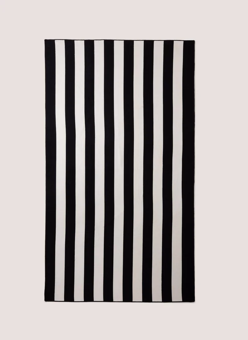 ماتلان Black Stripe Extra Large Beach Towel